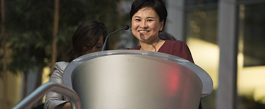 Guliera addresses the WBFN Annual Dinner image