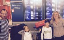 Laurent Cinot and his family