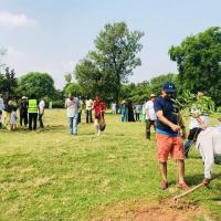 Tree planting event in Pakistan last October