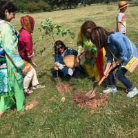 Tree planting event in Pakistan last October