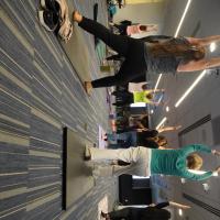 Yoga at HQ International Metal Health Day